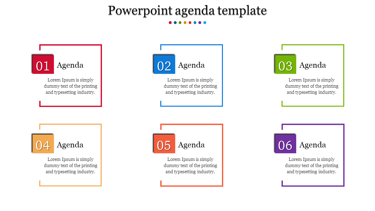agenda template ppt free download